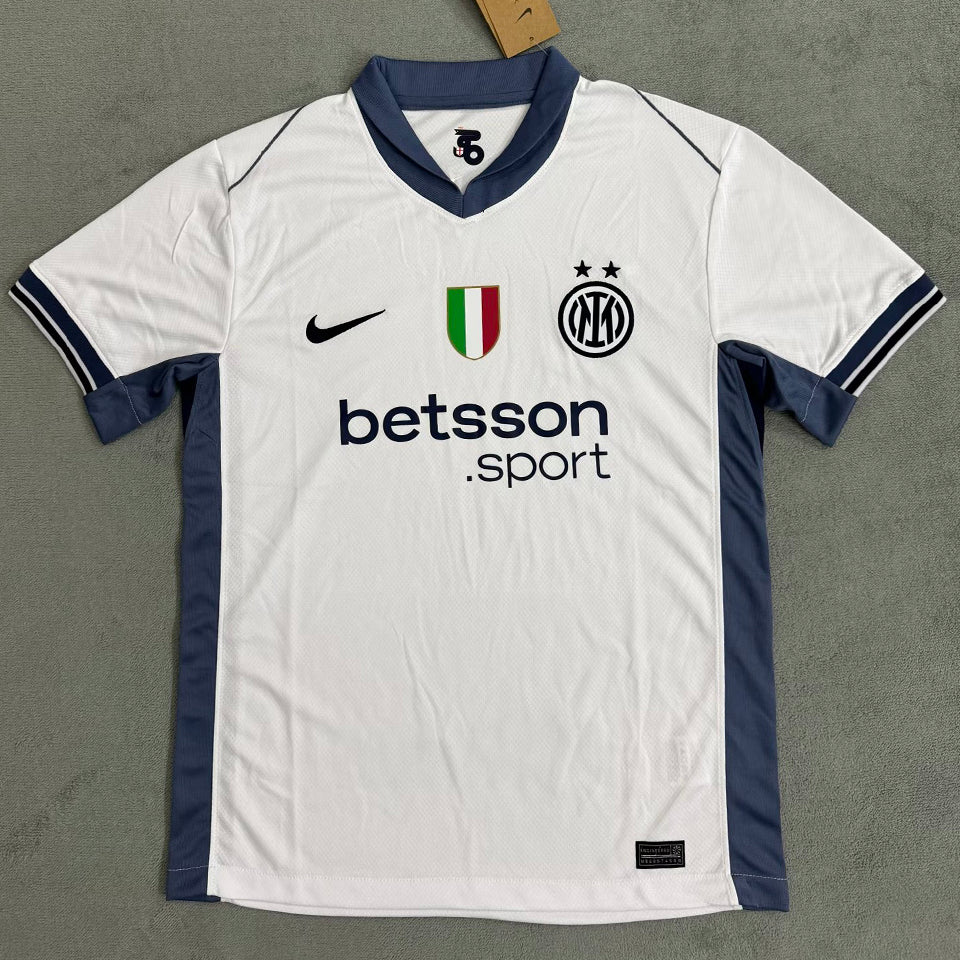 jersey 2024/25 inter milan visitante manga corta versión fan