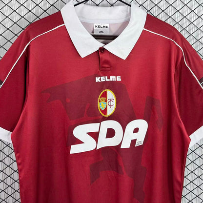 Jersey 1998/1999 Torino Local Manga corta Versión Fan Retro
