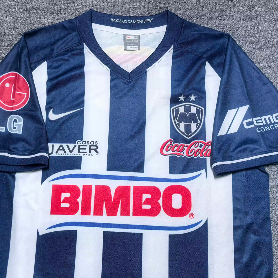 Jersey 2005 Monterrey Local Manga corta Versión Fan Retro
