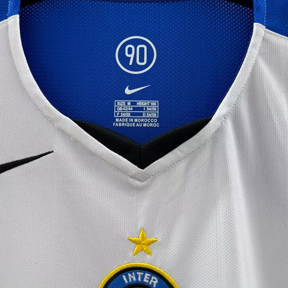 Jersey 2004/05 Inter Milan Visitante Manga corta Versión Fan Retro