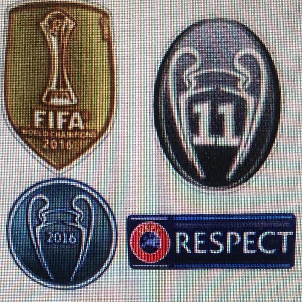 2016 UCL Patch 2016 Champions Cup Parches/Letras