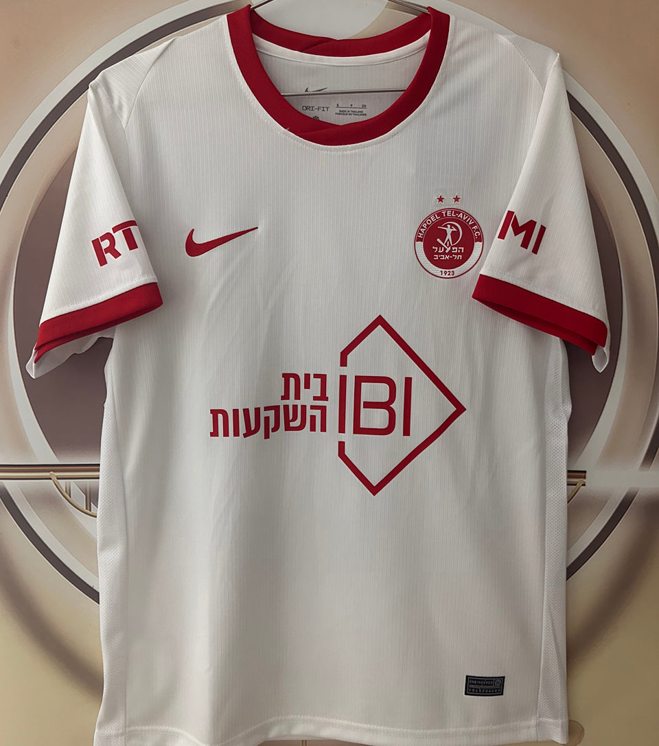 jersey 2026/27 hapoel tel aviv visitante manga corta versión fan