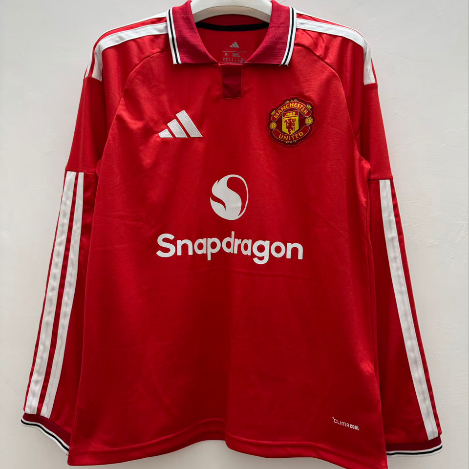 jersey 2026/27 manchester united local manga larga versión fan