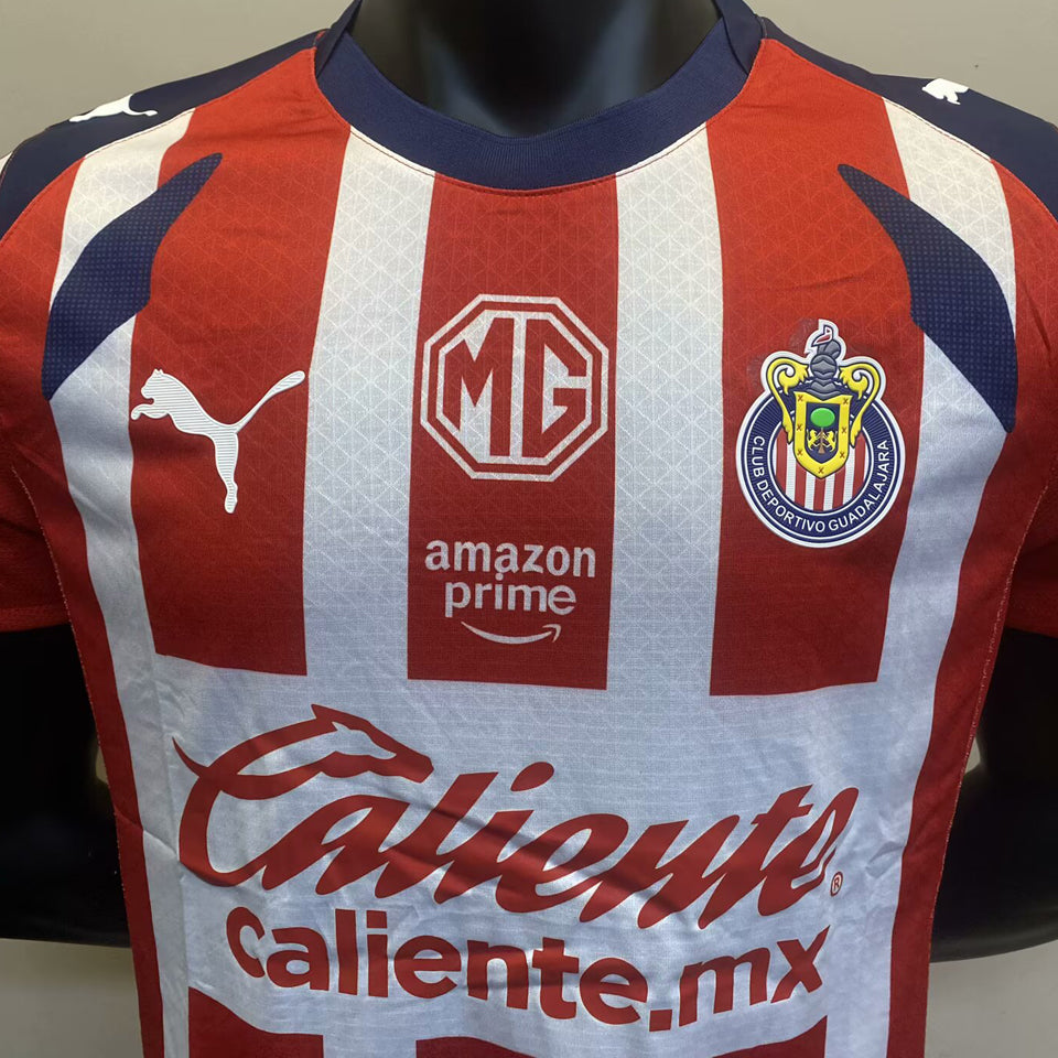 jersey 2025/26 chivas local manga corta versión jugador