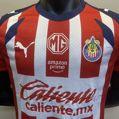 Jersey 2025/26 Chivas Local Manga corta Versión Jugador