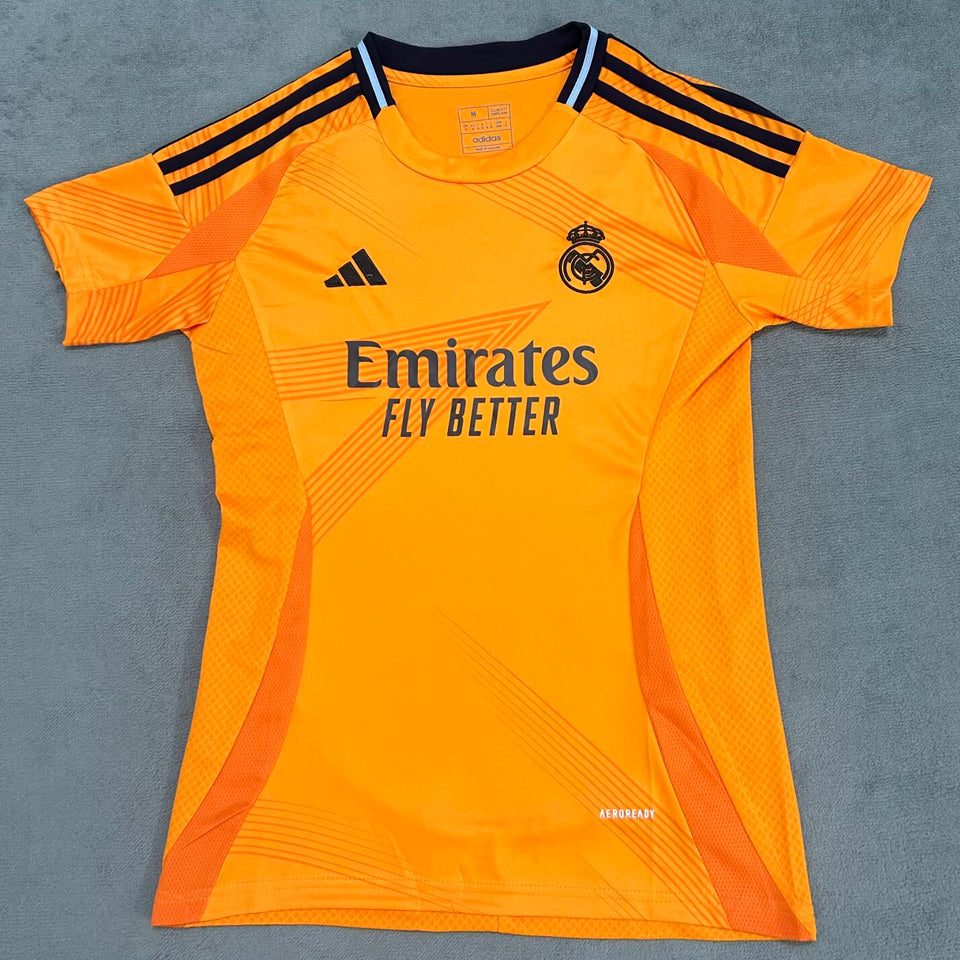 Jersey 2024/25 Real Madrid Visitante Manga corta Mujer