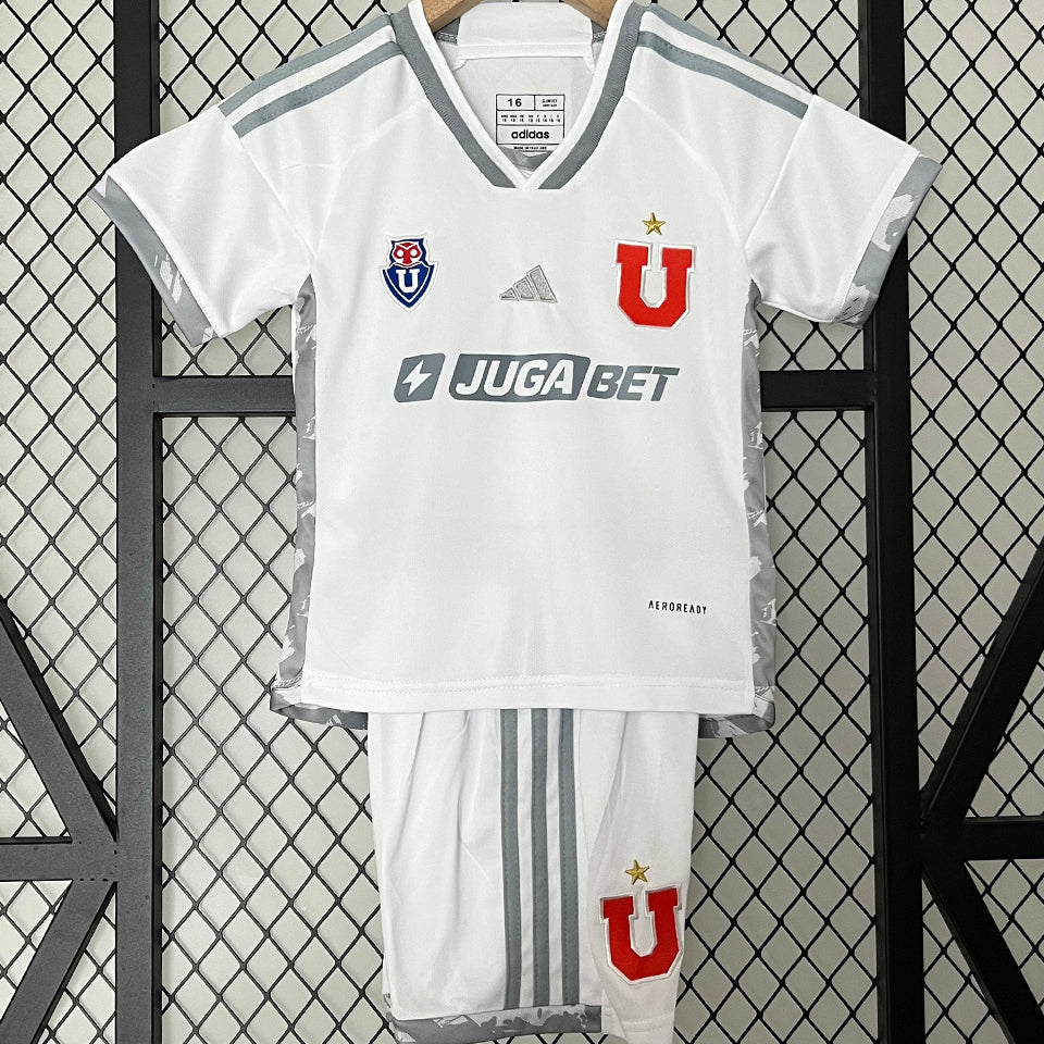 Jersey 2024/25 Universidad de Chile Visitante Manga corta Niño