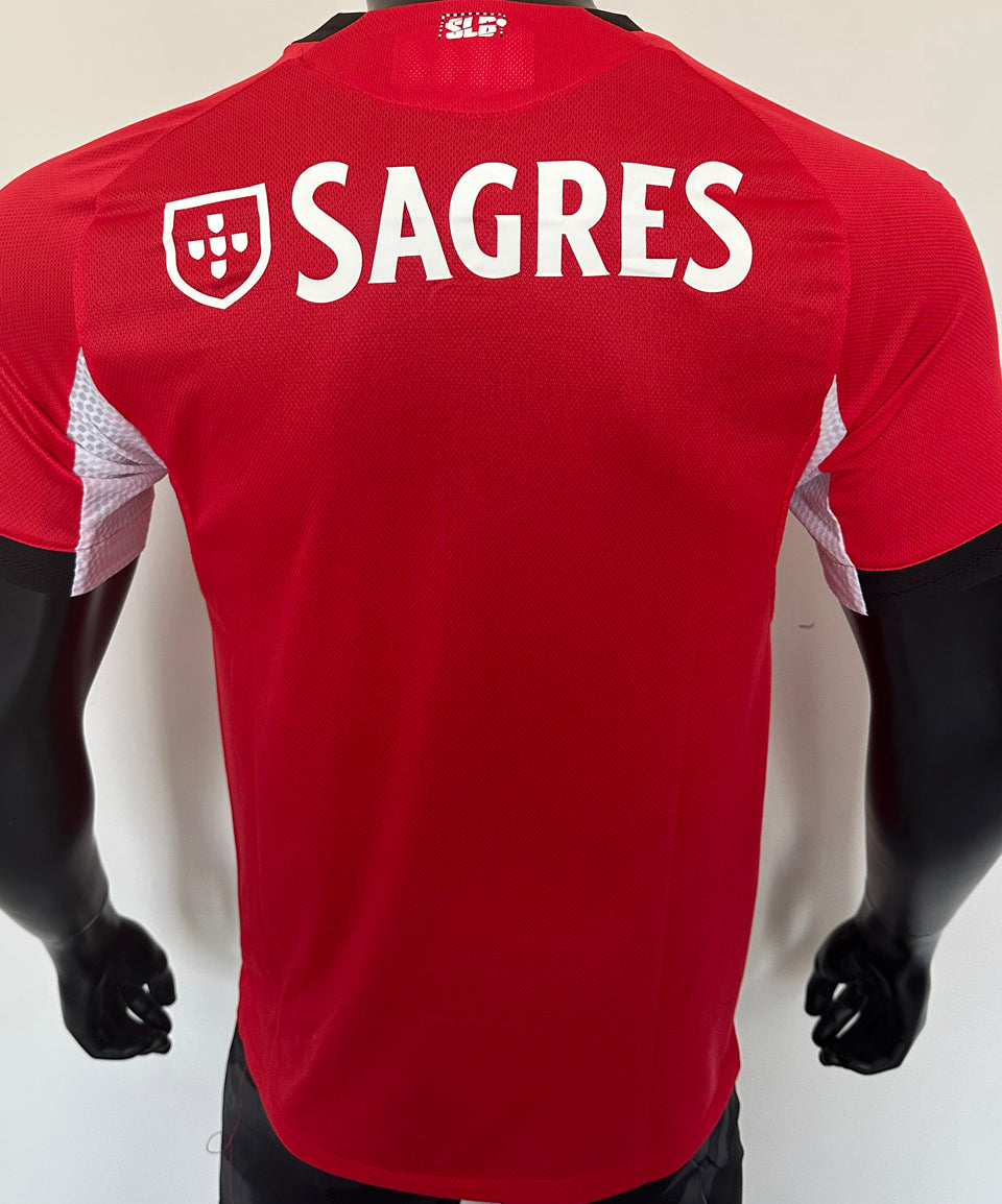 jersey 2025/26 benfica local manga corta versión jugador