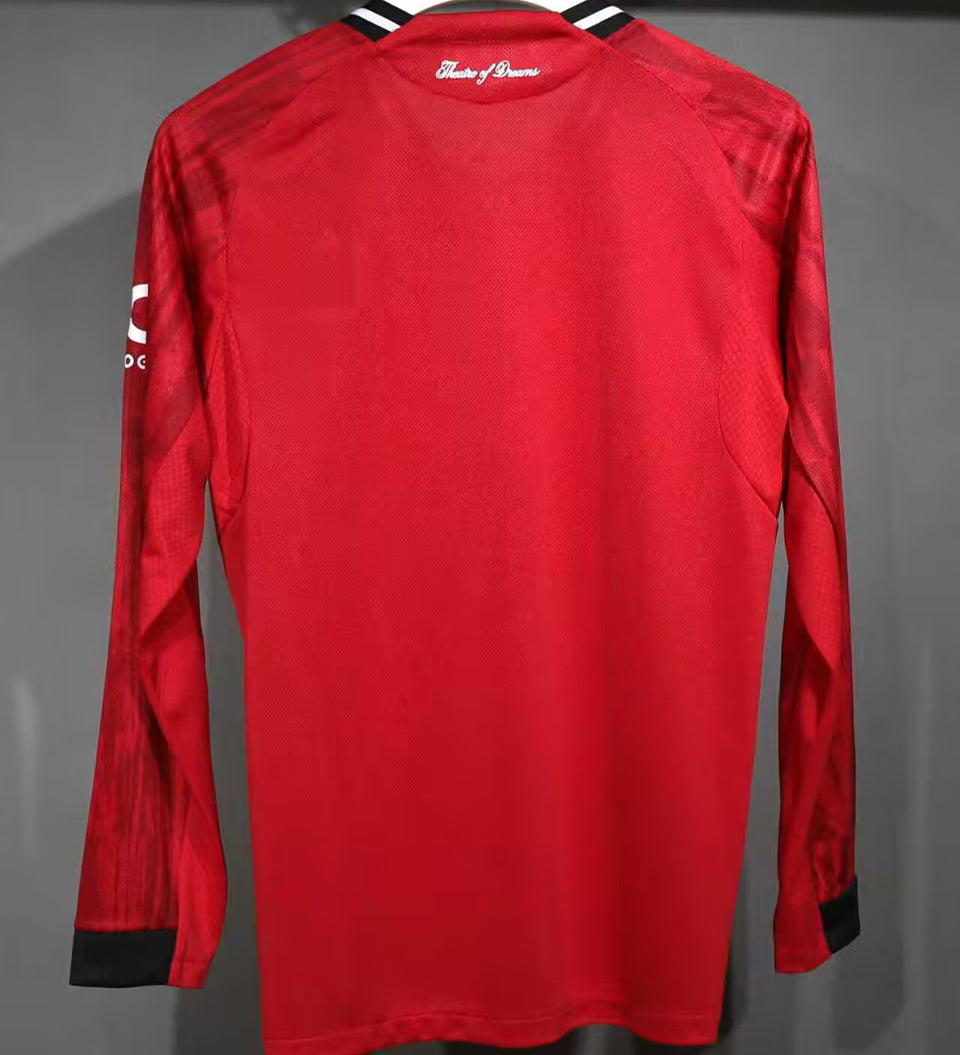 Jersey 2025/26 Manchester United Local Manga larga Versión Jugador