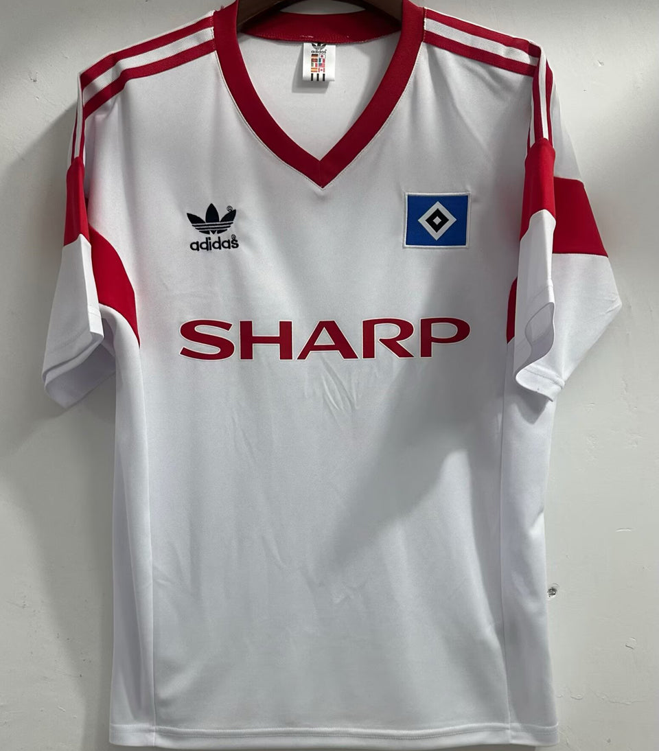 jersey 1988 hamburger local manga corta versión fan retro