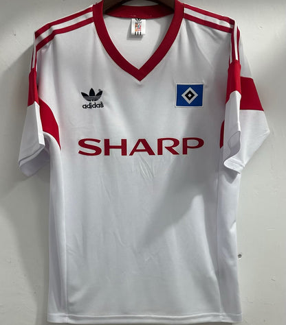 Jersey 1988 Hamburger Local Manga corta Versión Fan Retro