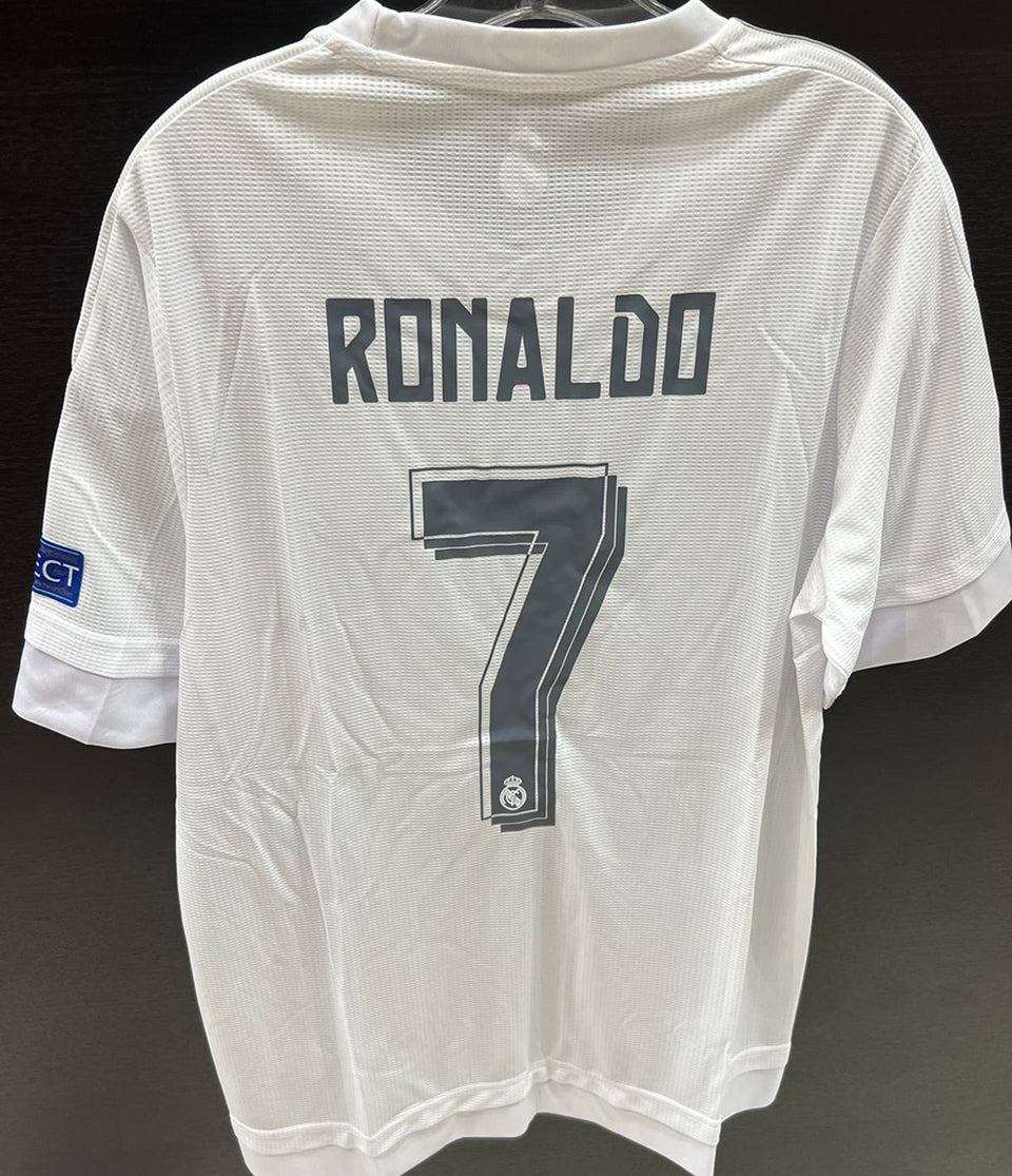Jersey 2015/16 Real Madrid Local Manga corta Versión Fan Retro
