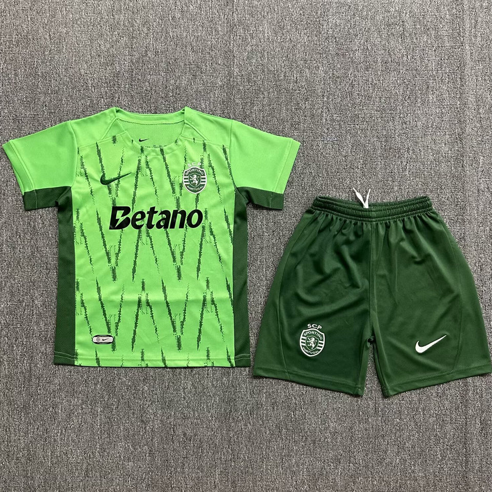 Jersey 2024/25 Sporting CP Lisbon Visitante Manga corta Niño