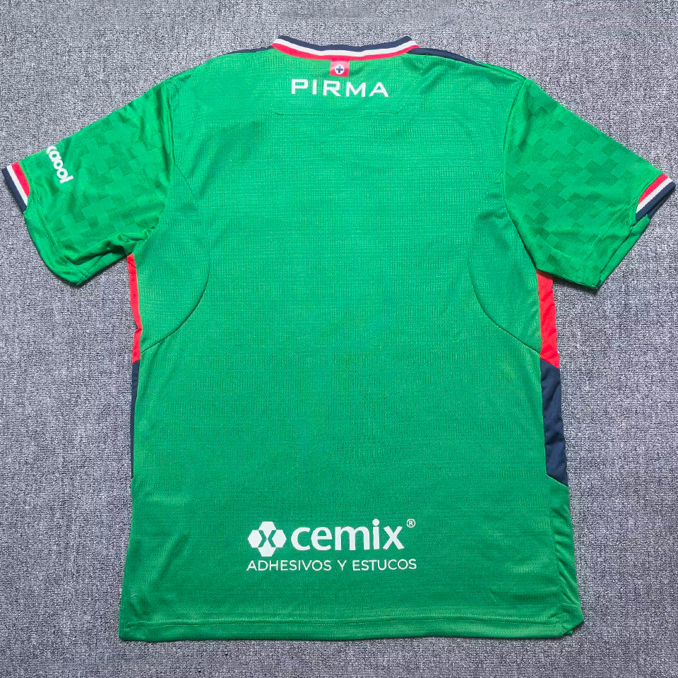 Jersey 2025/26 Cruz Azul Portero Manga corta Versión Fan