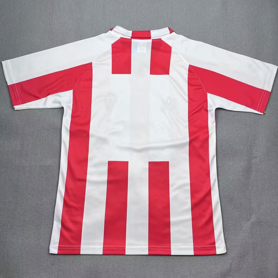 Jersey 1986/1988 Gijon Local Manga corta Versión Fan Retro