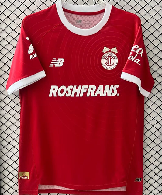 Jersey 2026/27 Deportivo Toluca Especial Manga corta Versión Fan