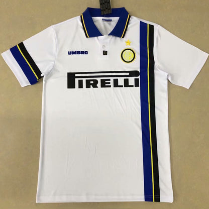 Jersey 1997/98 Inter Milan Visitante Manga corta Versión Fan Retro