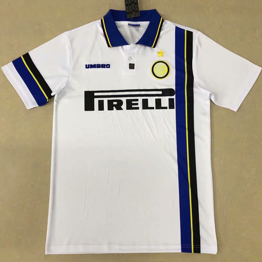 Jersey 1997/98 Inter Milan Visitante Manga corta Versión Fan Retro
