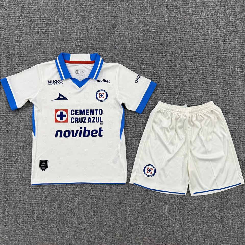 jersey 2026/27 cruz azul visitante manga corta niño
