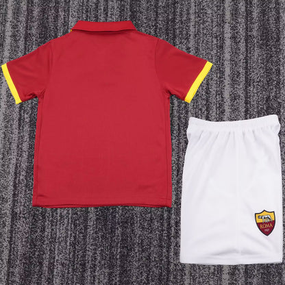 Jersey 2014/2015 Roma Local Manga corta Niño Retro