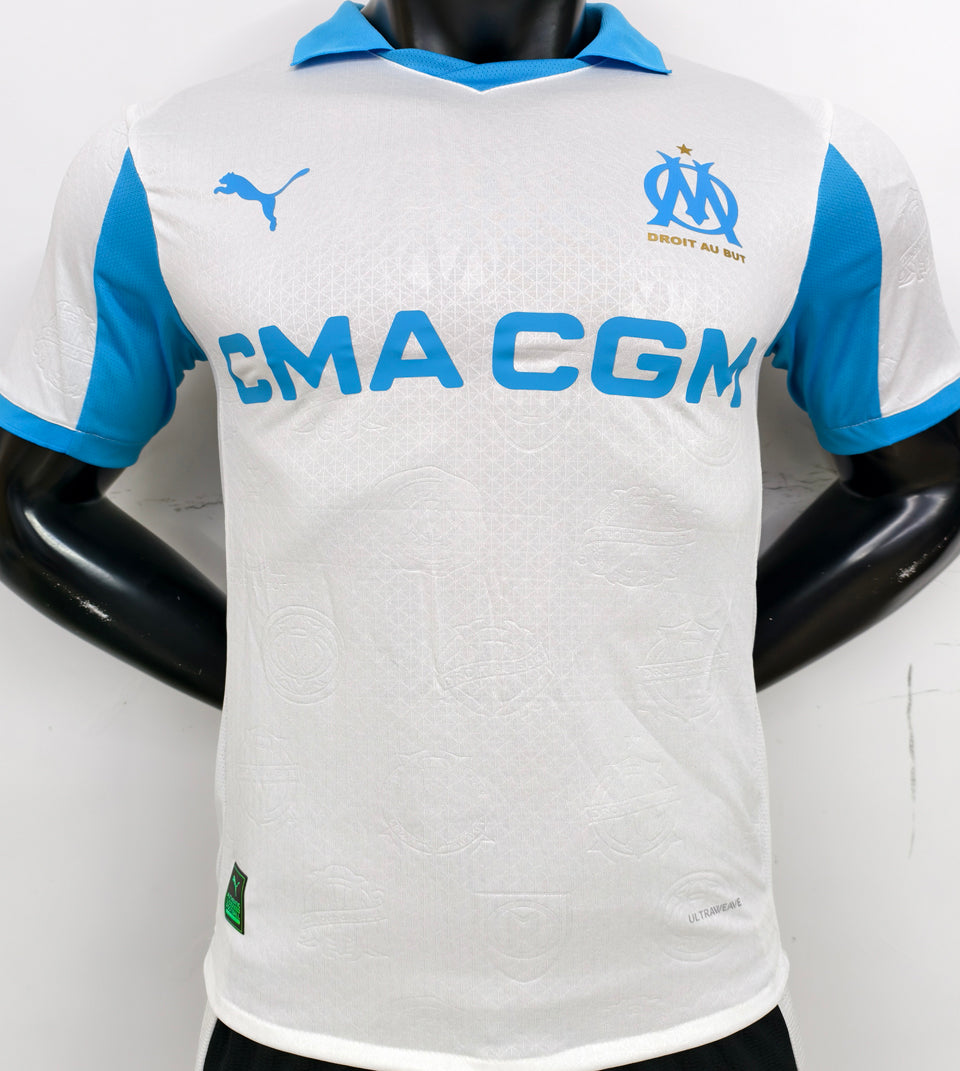 Jersey 2025/26 Marsella Local Manga corta Versión Jugador