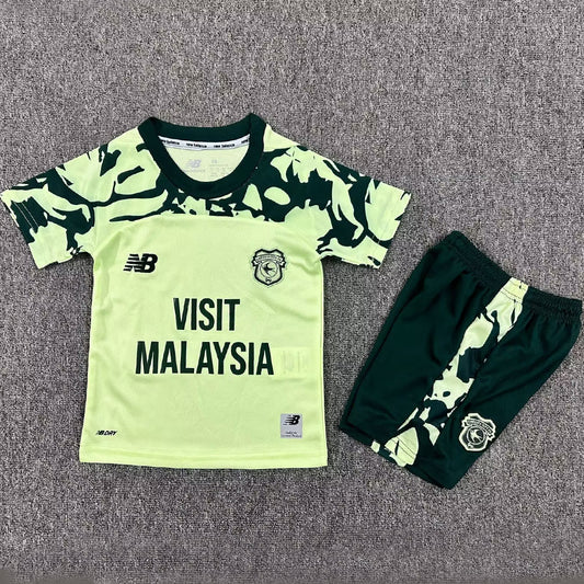 Jersey 2025/26 Cardiff City Visitante Manga corta Niño