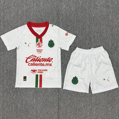 Jersey 2025/26 Chivas Visitante Manga corta Niño