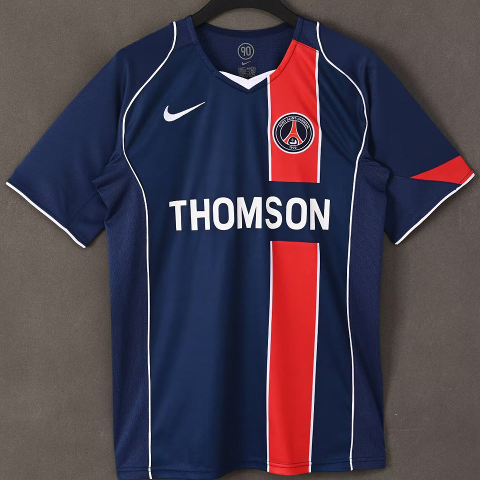 jersey 2004/2005 psg local manga corta versión fan retro