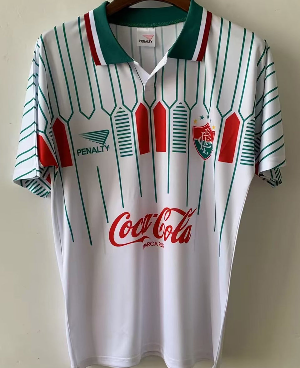 Jersey 1993 Fluminense Visitante Manga corta Versión Fan Retro