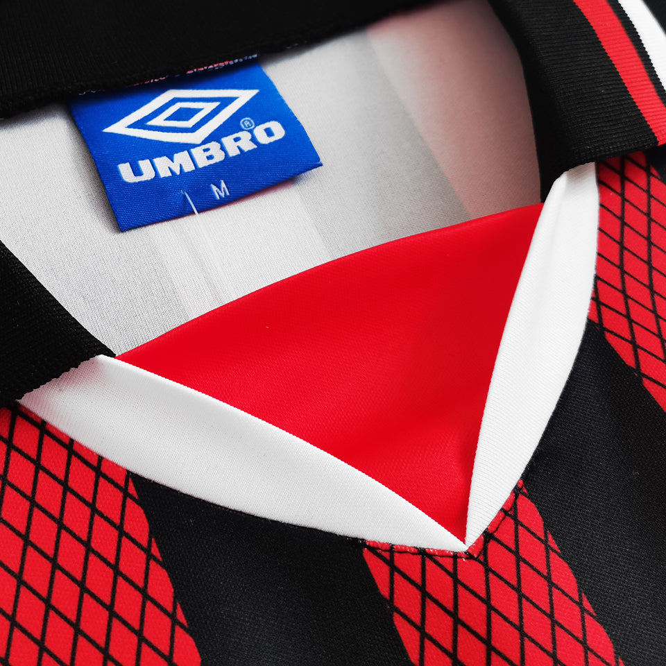 jersey 1994/1996 manchester city visitante manga corta versión fan retro