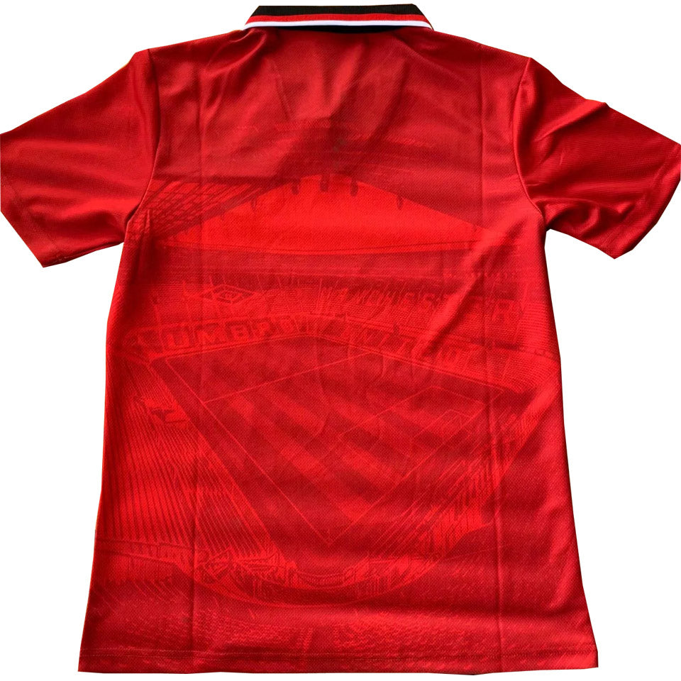 jersey 1994/96 manchester united local manga corta versión fan retro