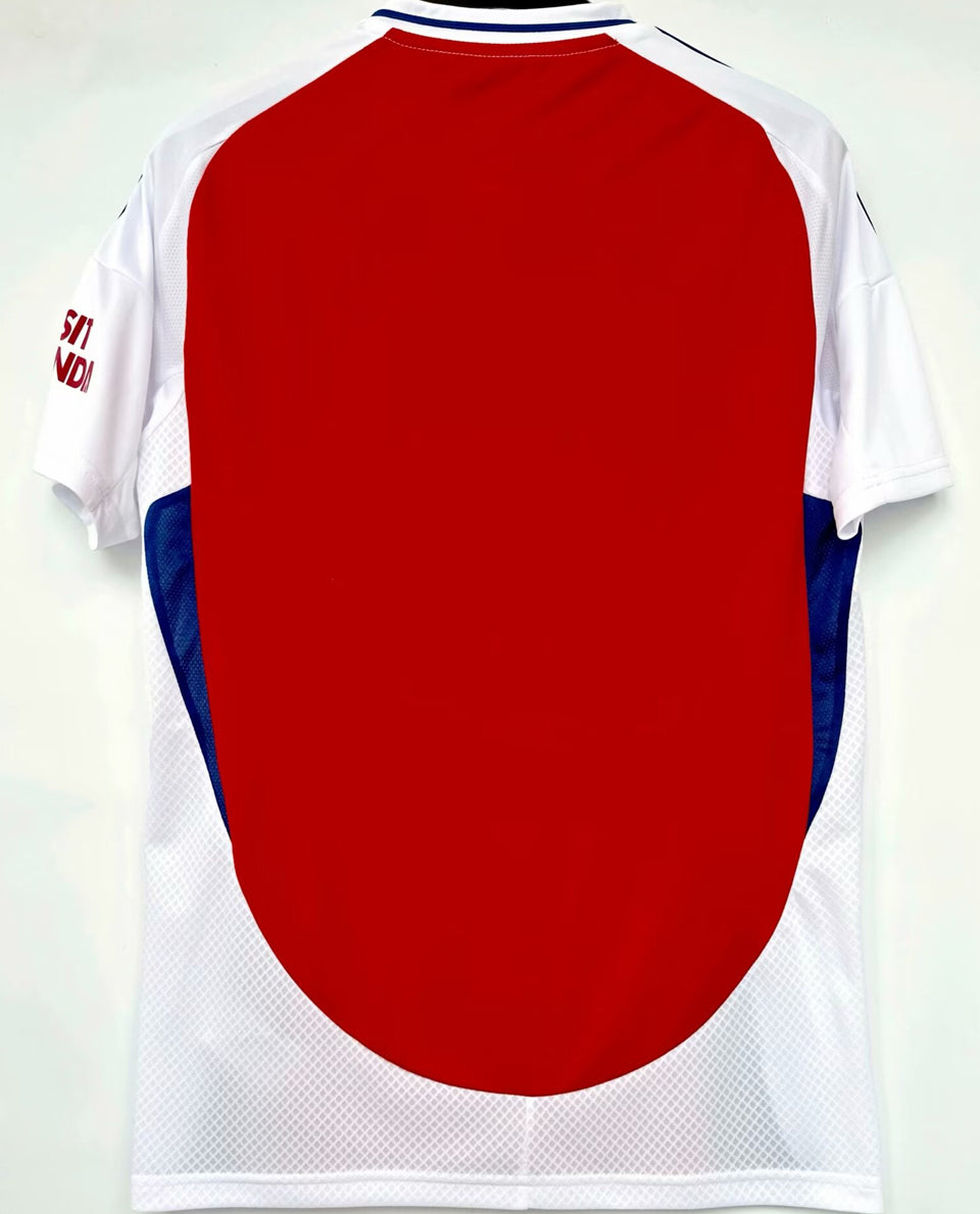 jersey 2024/25 arsenal local manga corta versión fan