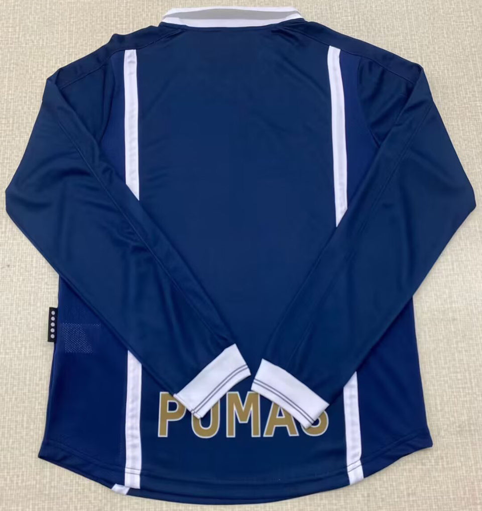 jersey 1999/2000 pumas unam visitante manga larga versión fan retro