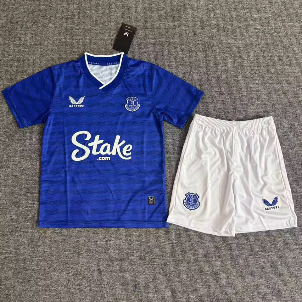Jersey 2025/26 Everton Local Manga corta Niño