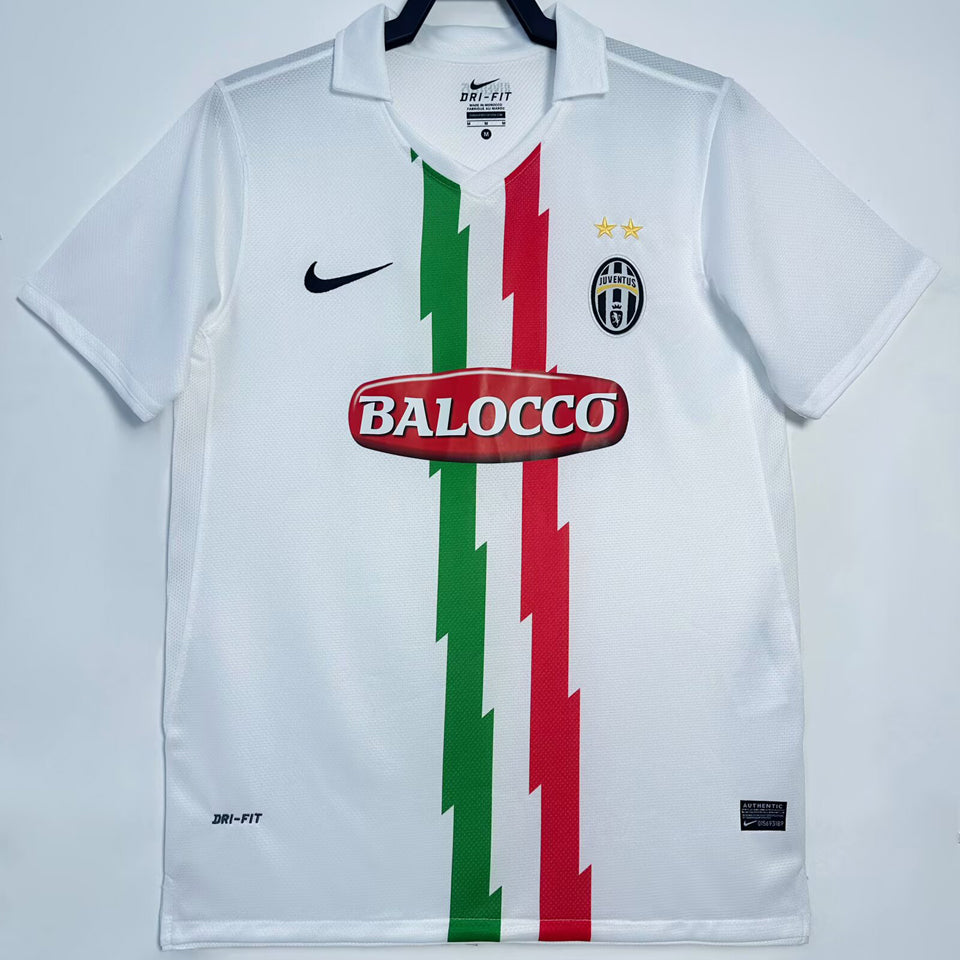 jersey 2010/11 juventus visitante manga corta versión fan retro