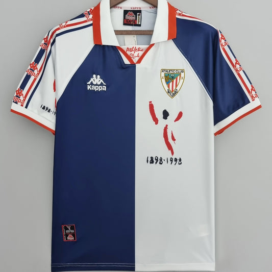 Jersey 1997/98 Bilbao AT Visitante Manga corta Versión Fan Retro