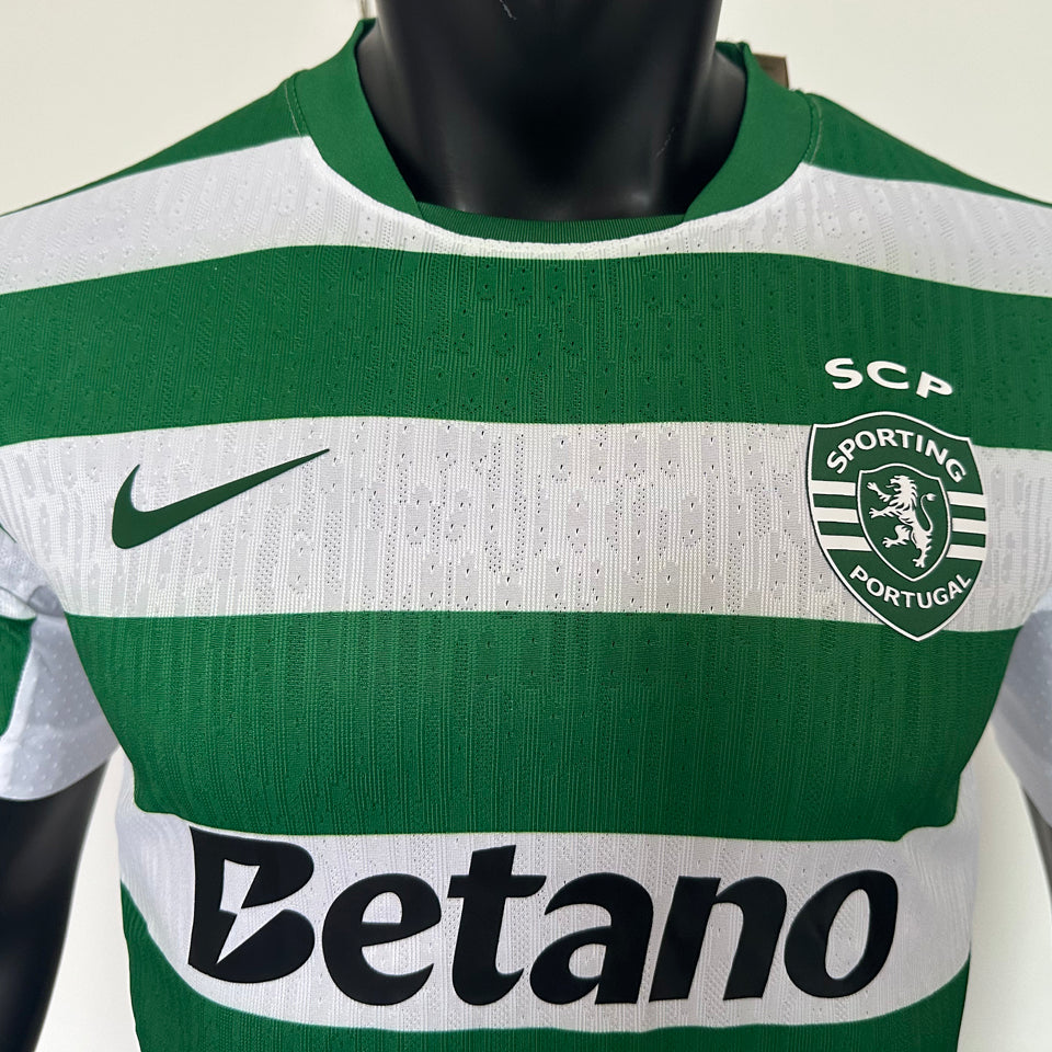 Jersey 2025/26 Sporting Lisbon Local Manga corta Versión Jugador