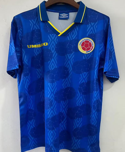 1994 Colombia Visitante Versión Fan Selecciones Retro