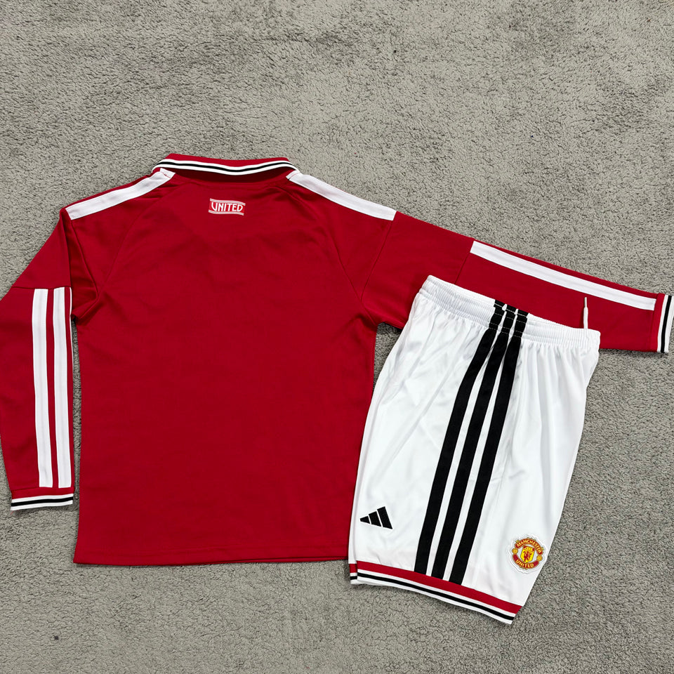jersey 2026/27 manchester united local manga larga niño