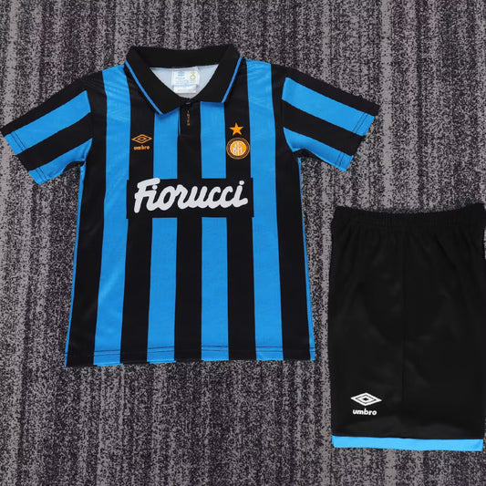 Jersey 1992/1994 Inter Milan Local Manga corta Niño Retro