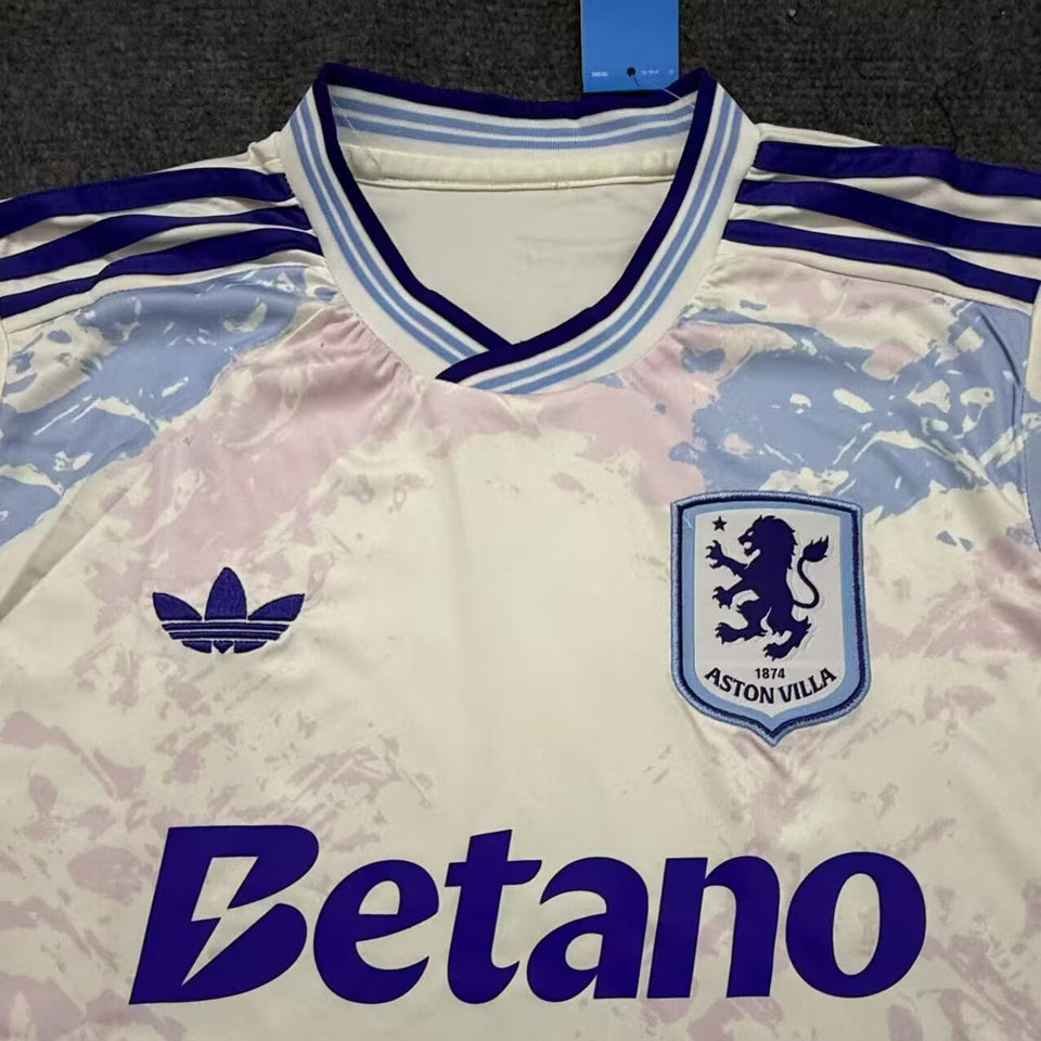 Jersey 2025/26 Aston Villa Tercero Manga corta Versión Fan