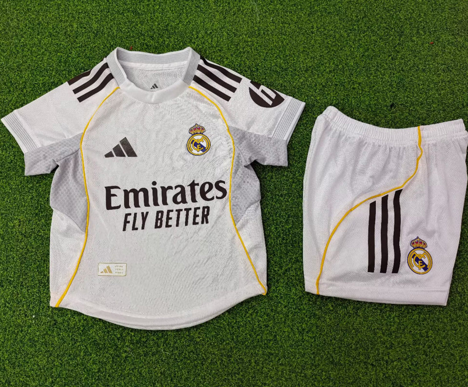 jersey 2025/26 real madrid local manga corta versión jugador