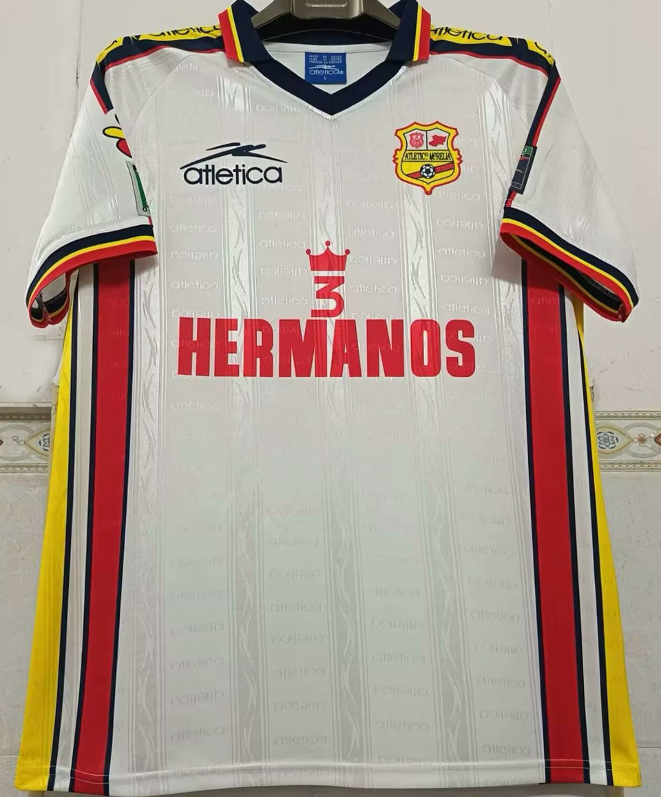 jersey 1999/2000 club atlético morelia visitante manga corta versión fan retro