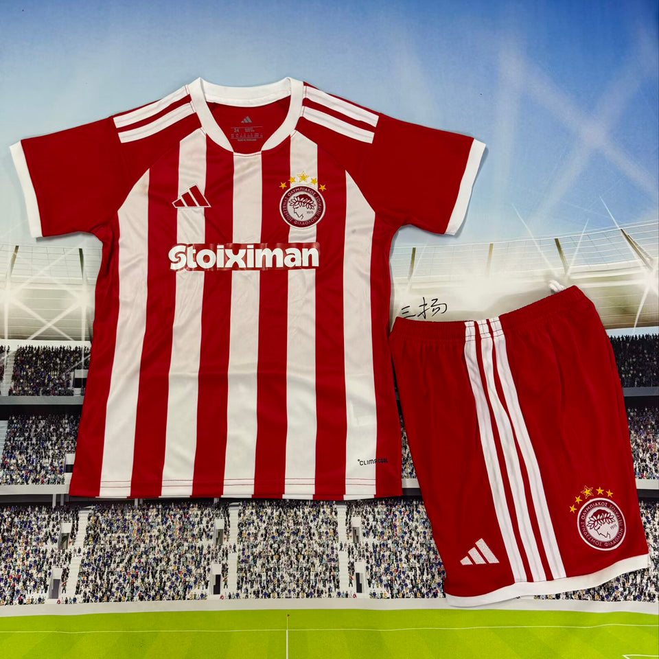 jersey 2026/27 olympiacos local manga corta niño