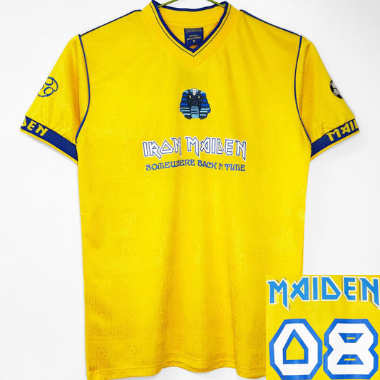 Jersey 2008 West Ham X Iron Maiden Especial Manga corta Versión Fan Retro