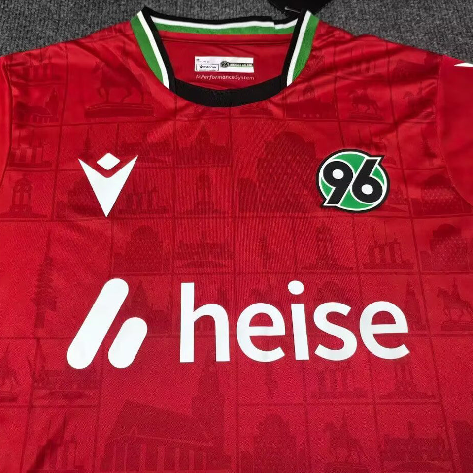 jersey 2026/27 hannover 96 local manga corta versión fan