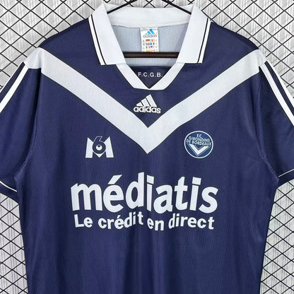 Jersey 1999/2000 FC Girondins de Bordeaux Local Manga corta Versión Fan Retro