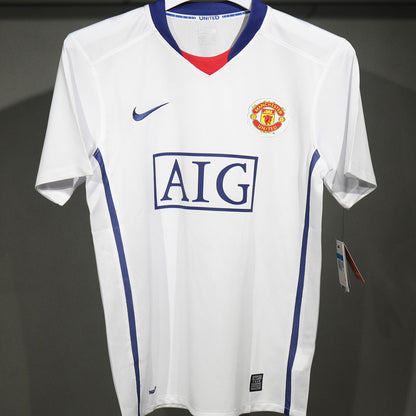 Jersey 2008/2009 Manchester United Visitante Manga corta Versión Jugador Retro