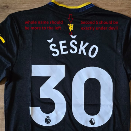 Jersey 2025/26 Manchester United Tercero Manga corta Versión Fan