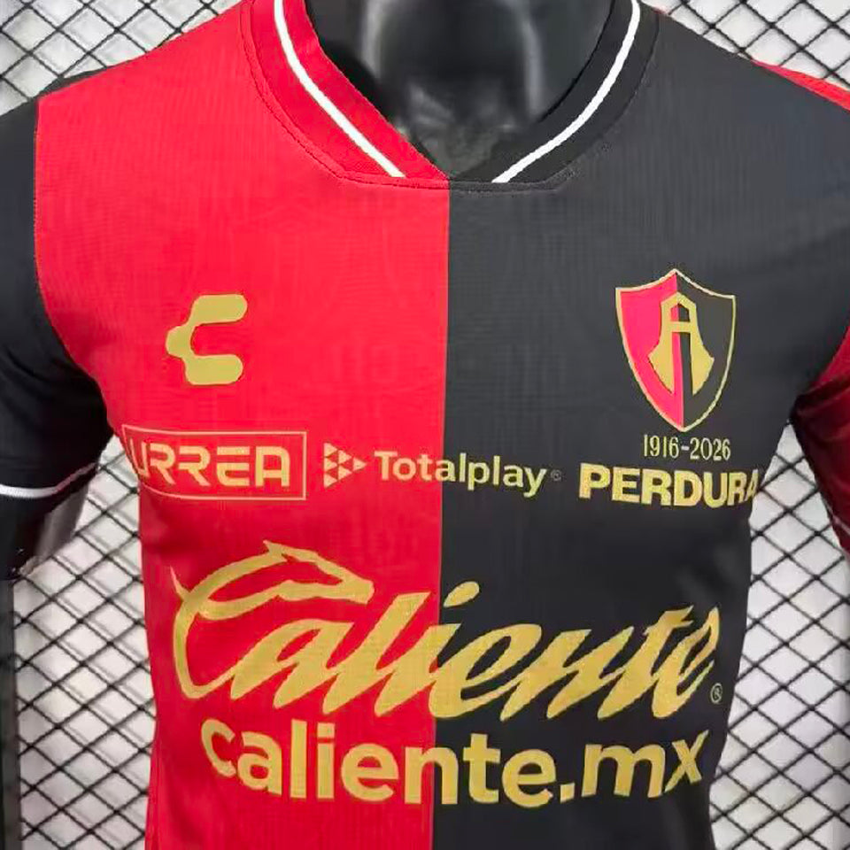 jersey 2026/27 atlas local manga corta versión jugador